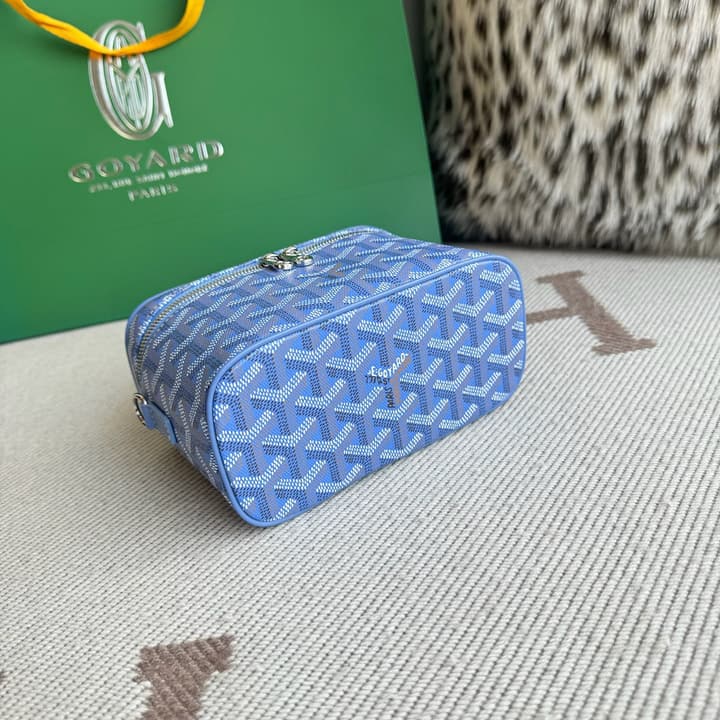 Goyard Muse Mini Vanity Case in Bright Orange Goyardine