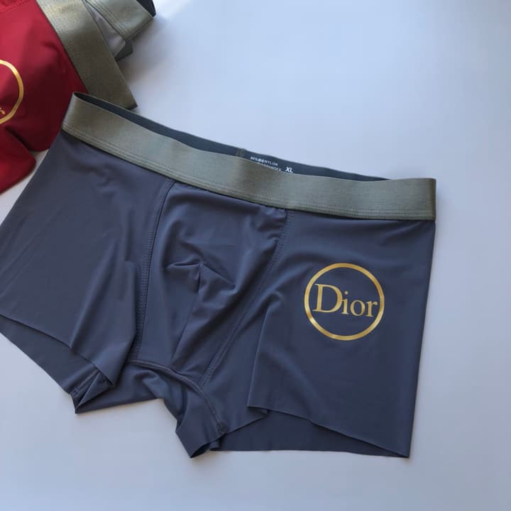 Dior Seamless Goat Milk Silk Men's Underwear Set