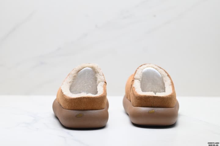 UGG Ethnic Style Backless Slippers in Cognac Brown Suede