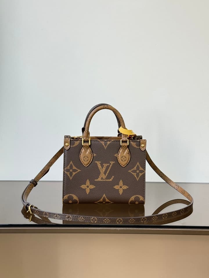 Louis Vuitton OnTheGo BB Monogram Handbag in Monogram Canvas Two-tone