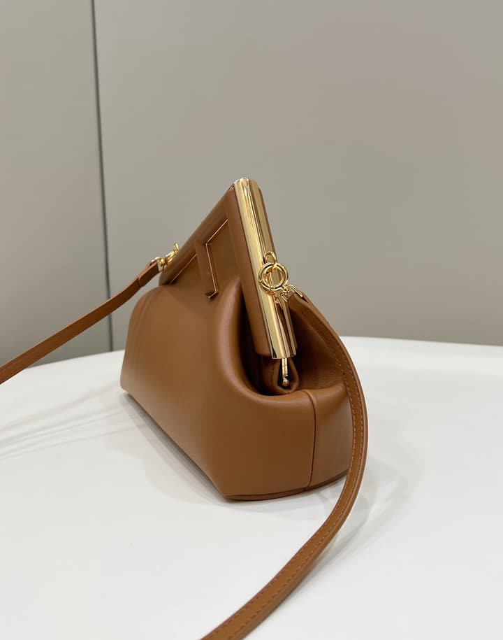Fendi First Asymmetrical Leather Handbag