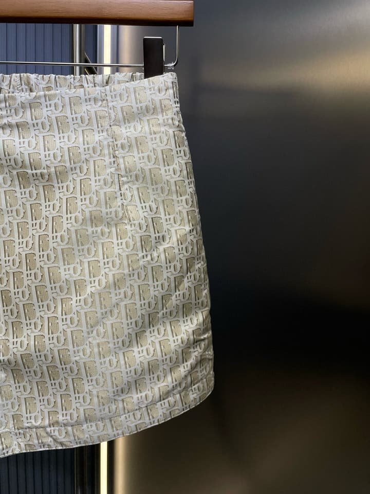 Dior Jacquard Belted Skirt-Shorts – 2024 Collection