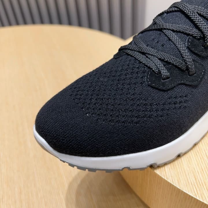 Brunello Cucinelli Men's Flyknit Sneakers – New Collection in Black Smooth
