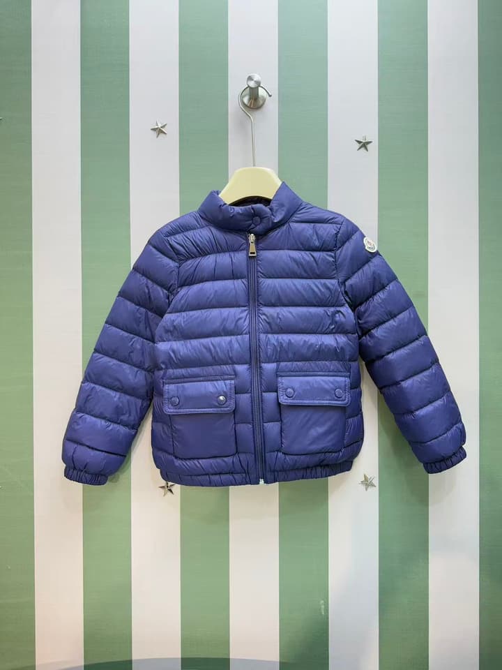 Moncler Kids Down Puffer Jacket – 2025SS/FW in Bright Purple