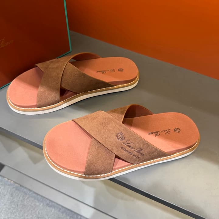 Loro Piana Summer Walk Crisscross Mules