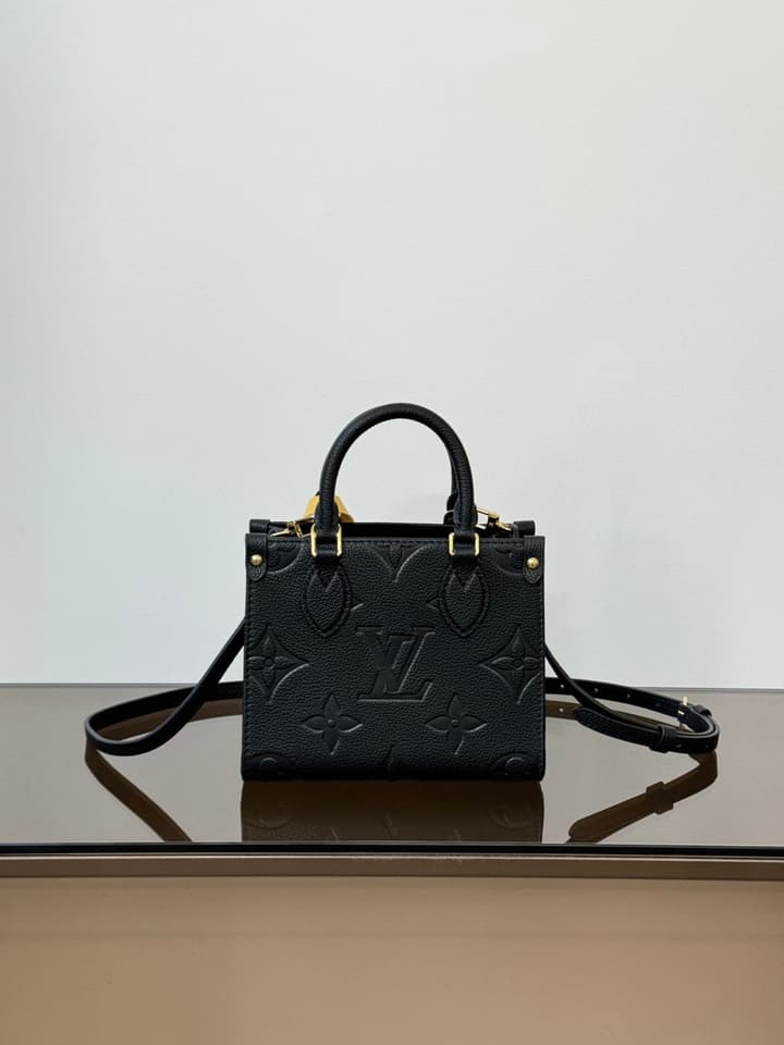 Louis Vuitton OnTheGo BB Handbag in Black Monogram