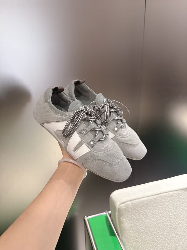 Louis Vuitton Sneakerina Ballet Sneakers in Chocolate Brown