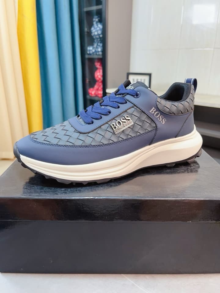 Boss Classic Suede and Waterproof Casual Sneakers
