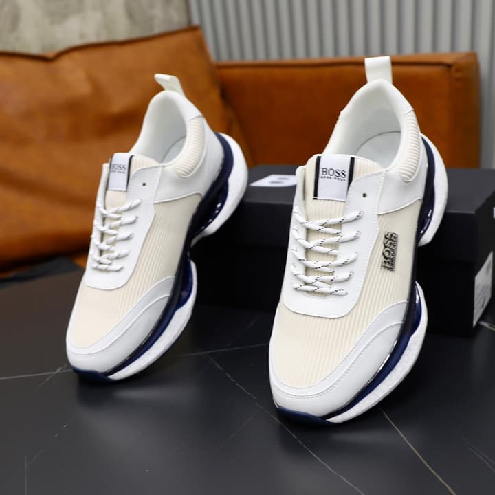 Boss 2024 Knit Sneakers – New Collection in Black Knit