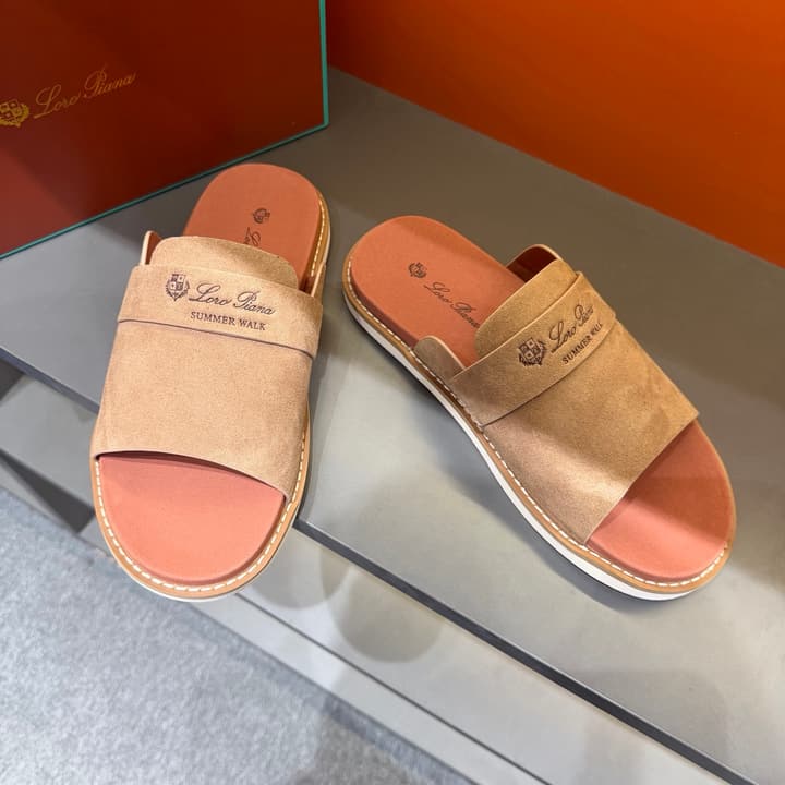Loro Piana Summer Walk Crisscross Mules