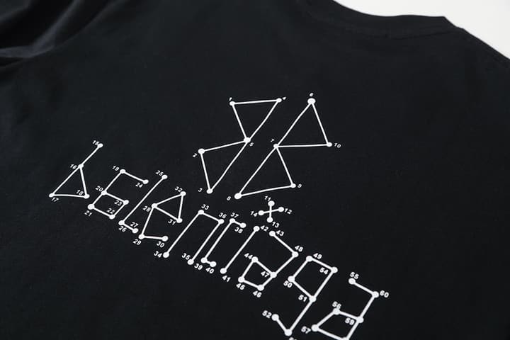 Balenciaga Coordinate Line Print T-Shirt – 26SS in Black