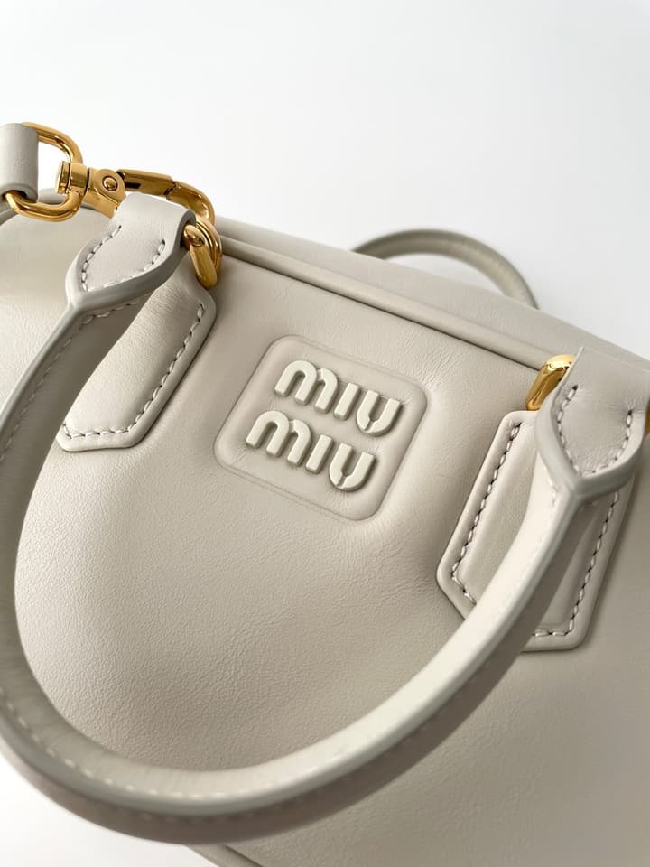 Miu Miu Bowling Bag in Black