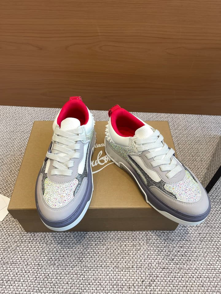Christian Louboutin Astroloubi Color-Block Sneakers