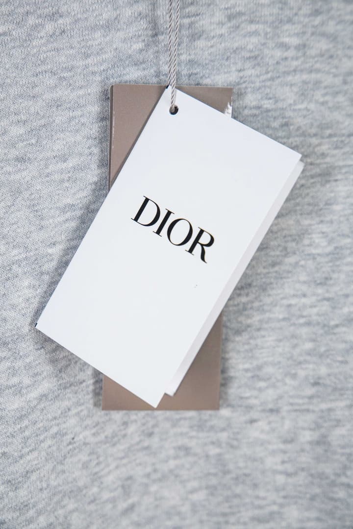 Dior Classic English Letter Hooded Sweatshirt in Black