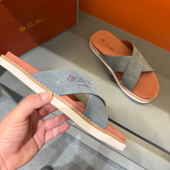 Loro Piana Summer Walk Crisscross Mules