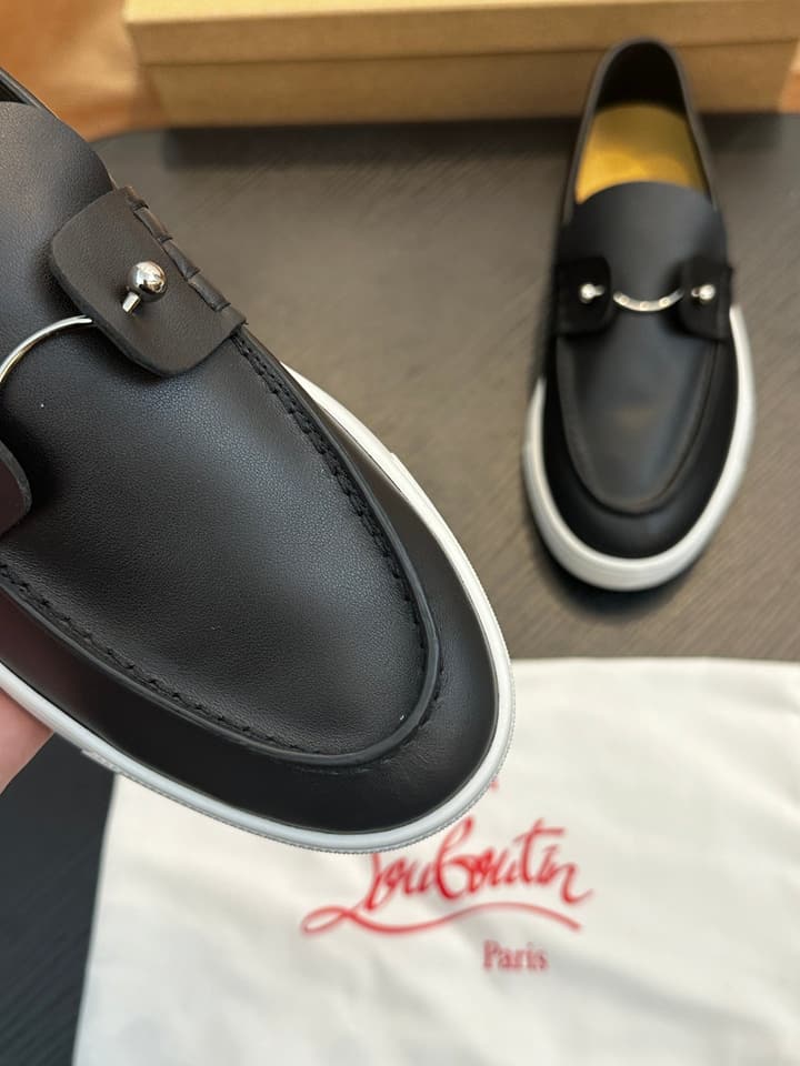 Christian Louboutin Men's Casual Sneakers in All White