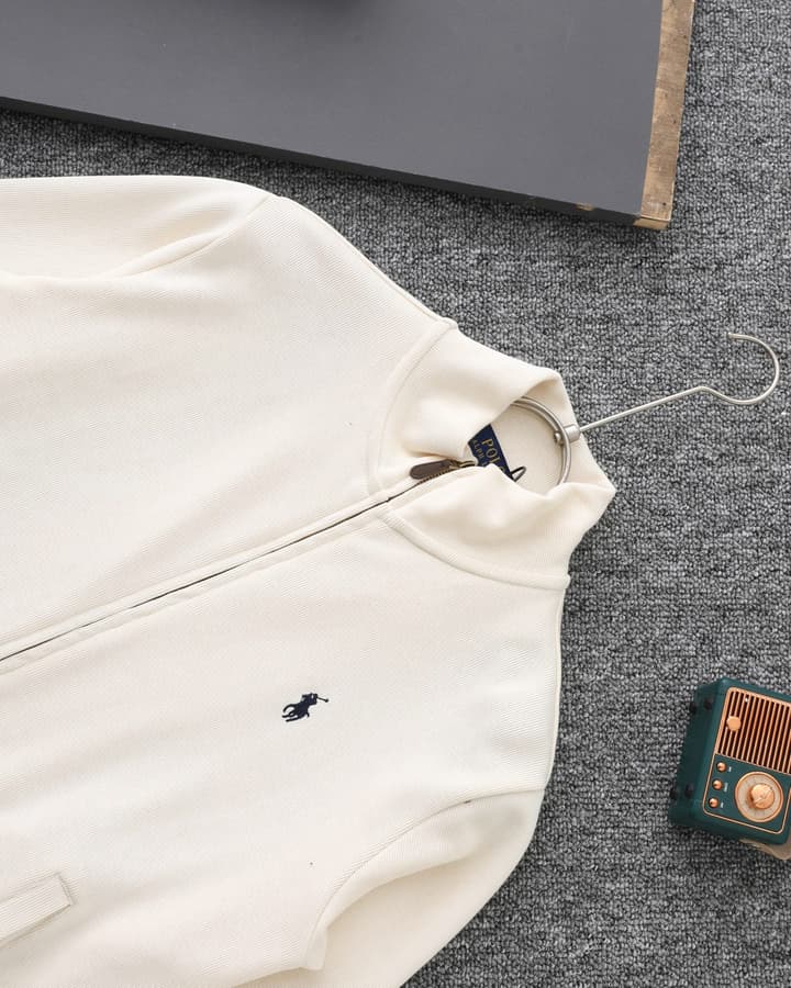 Ralph Lauren Old Money Full-Zip Sweatshirt – 25SS in Navy Blue