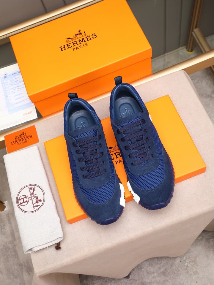 Hermès Bouncing Sport Sneakers in Dark Blue