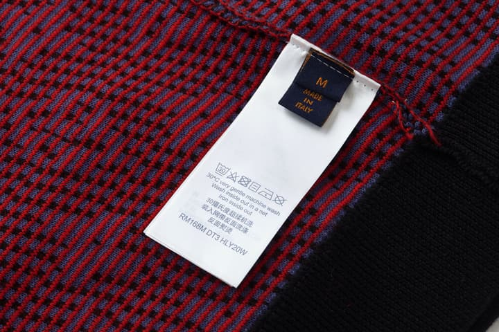 Louis Vuitton Monogram Jacquard Gradient Button Cardigan