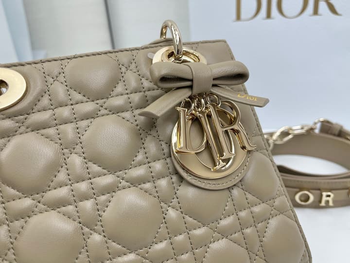 Dior Lady Dior My ABCDior Bow Handbag in Classic Black