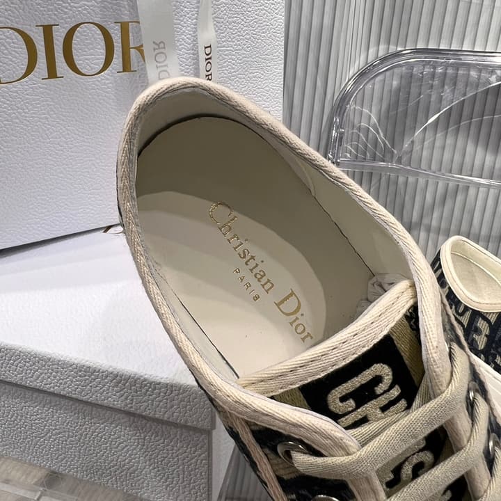 Dior Classic Embroidered Casual Sneakers