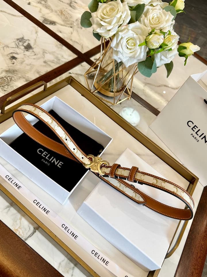 Celine Classic Leather Belt – 2.5cm