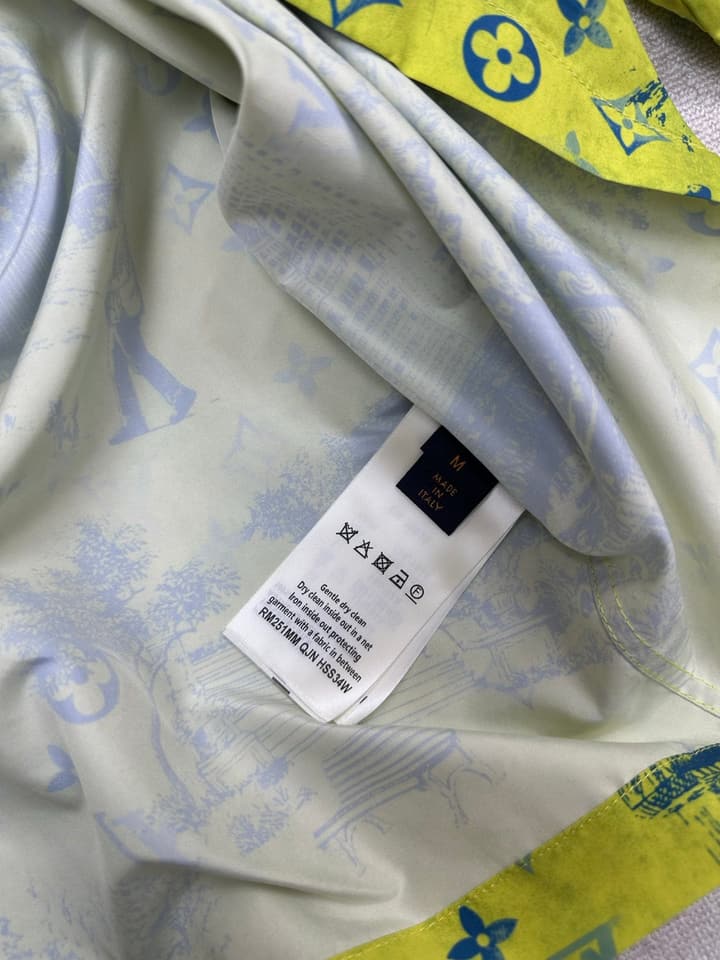 Louis Vuitton Monogram City Walk Beach Shirt – 25SS in Lime Green