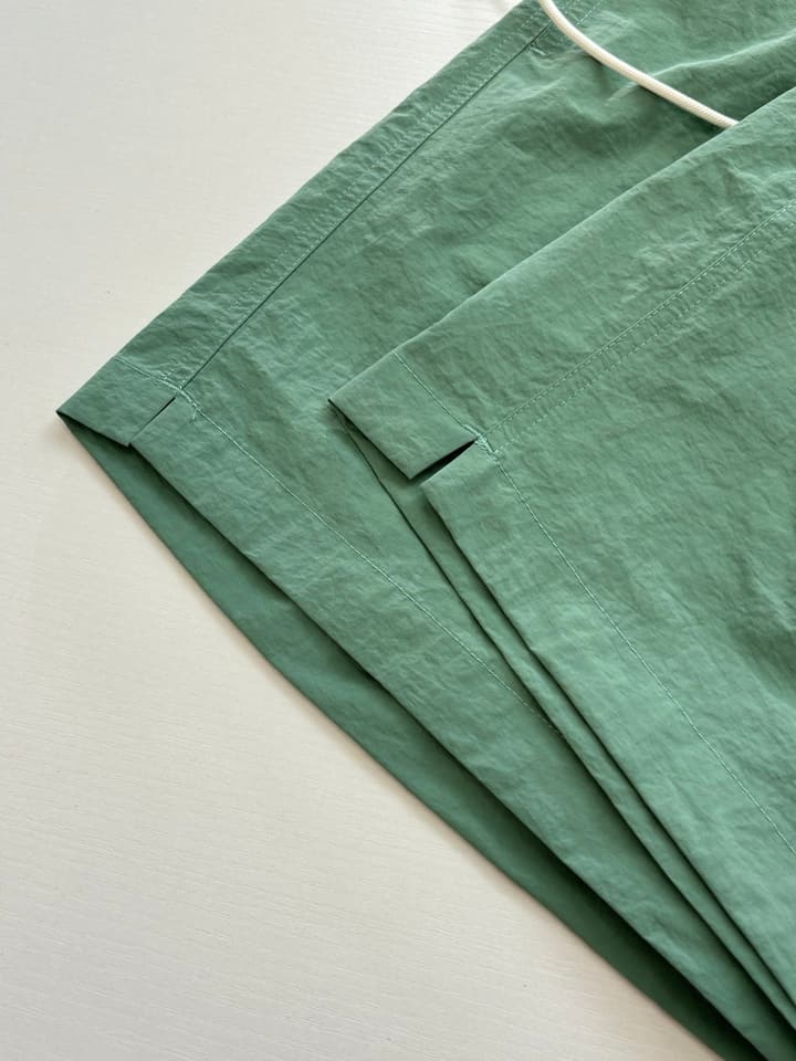 Hermès Embroidered Quick-Dry Beach Shorts in Mint Green