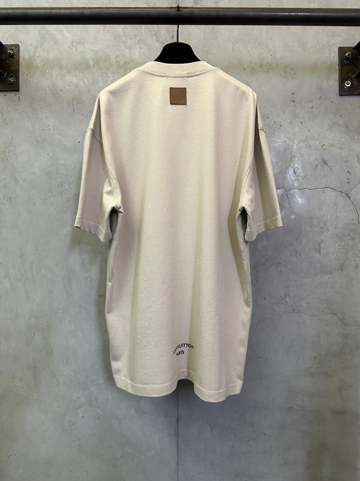 Louis Vuitton New Look Heavyweight T-Shirt – 26SS in Off White