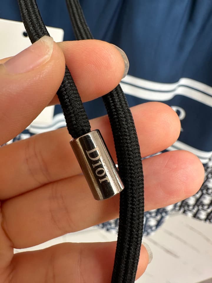 Dior Men's Casual Beach Shorts – 2025SS Collection in Black Dior Band Monogram