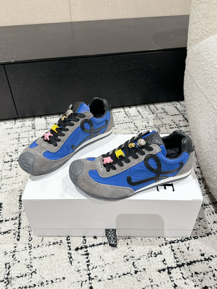 Loewe Ballet Runner 2.0 Unisex Sneakers – 2025 Collection in White And Light Blue