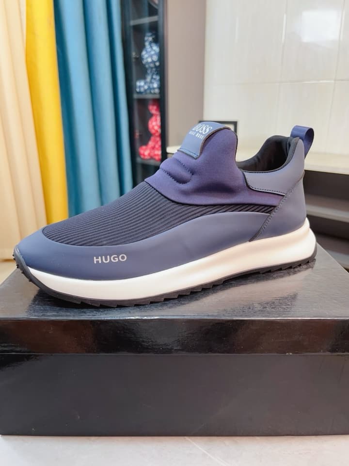 Boss Classic Suede and Waterproof Casual Sneakers