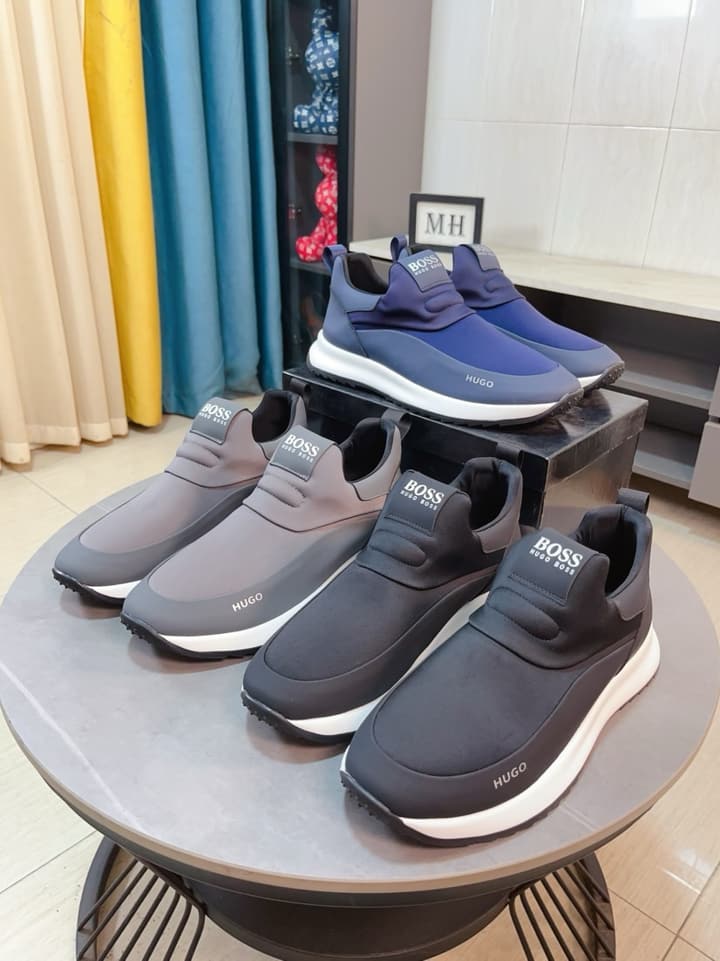 Boss Classic Suede and Waterproof Casual Sneakers