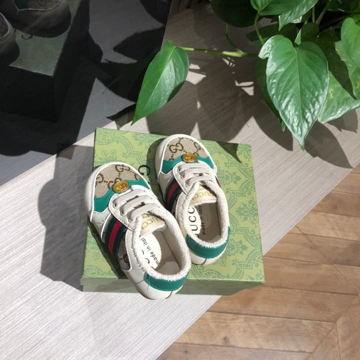 Gucci Kids' Footwear – Kids Collection in Green/red Web Stripe