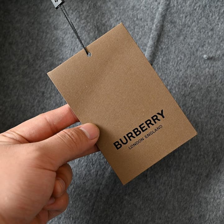 Burberry Men's Double-Faced Wool Trench Coat – 2025FW in Classic Black