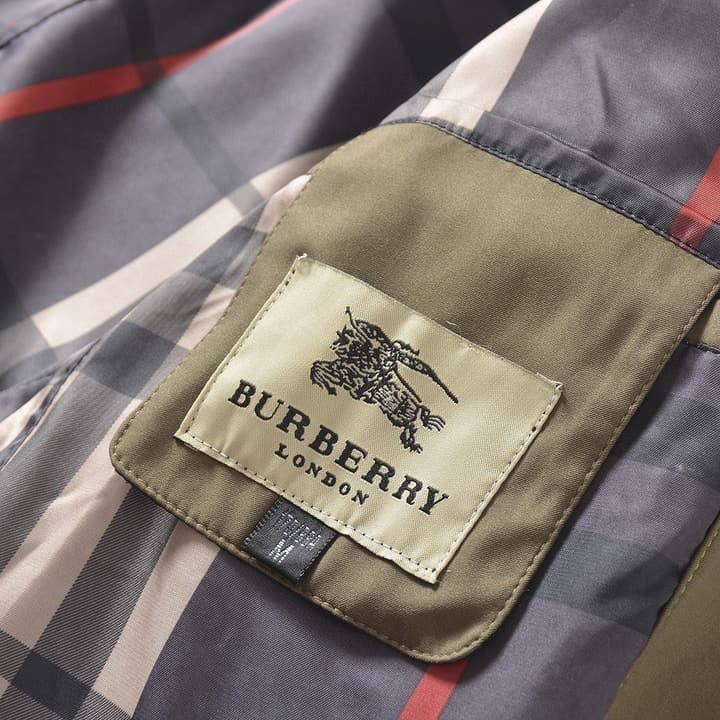 Burberry Long Double-Breasted Trench Coat – 2025FW in Navy Blue