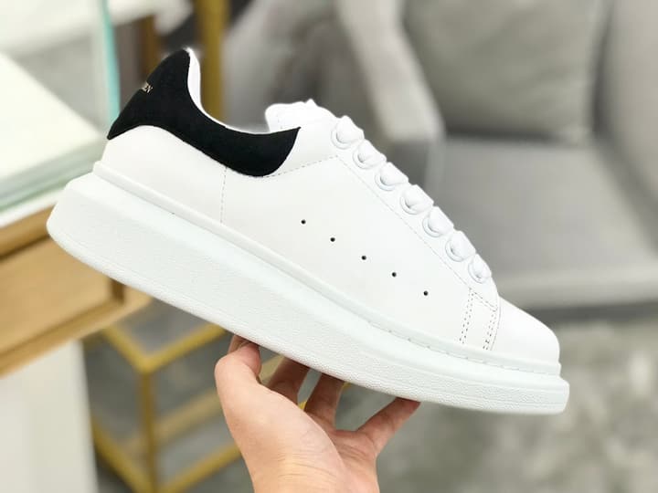 Alexander McQueen Classic Platform White Sneakers