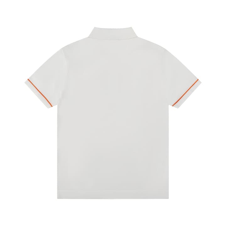 Hermès Retro Knitted Polo Shirt – SS24 in Black Polo With Orange Placket