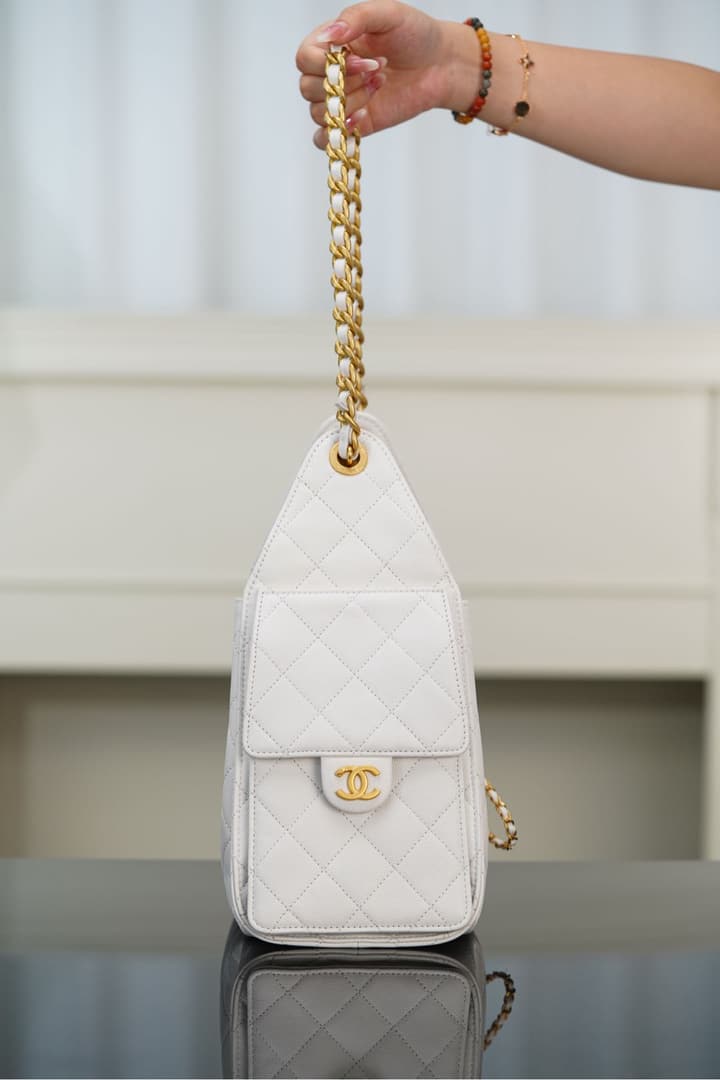 Chanel 25S Small Hobo Drawstring Bucket Bag – 25S Collection