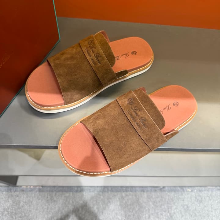 Loro Piana Summer Walk Crisscross Mules