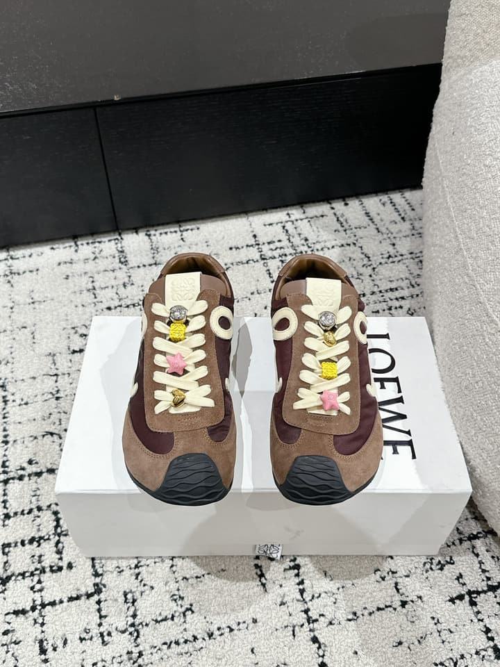Loewe Ballet Runner 2.0 Unisex Sneakers – 2025 Collection in White And Light Blue