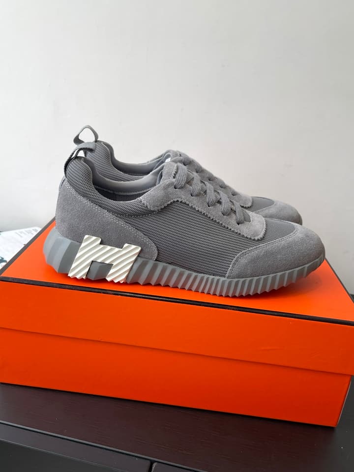 Hermès Classic Couple's Casual Sneakers in Black