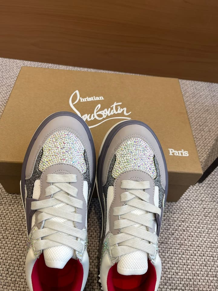 Christian Louboutin Astroloubi Color-Block Sneakers