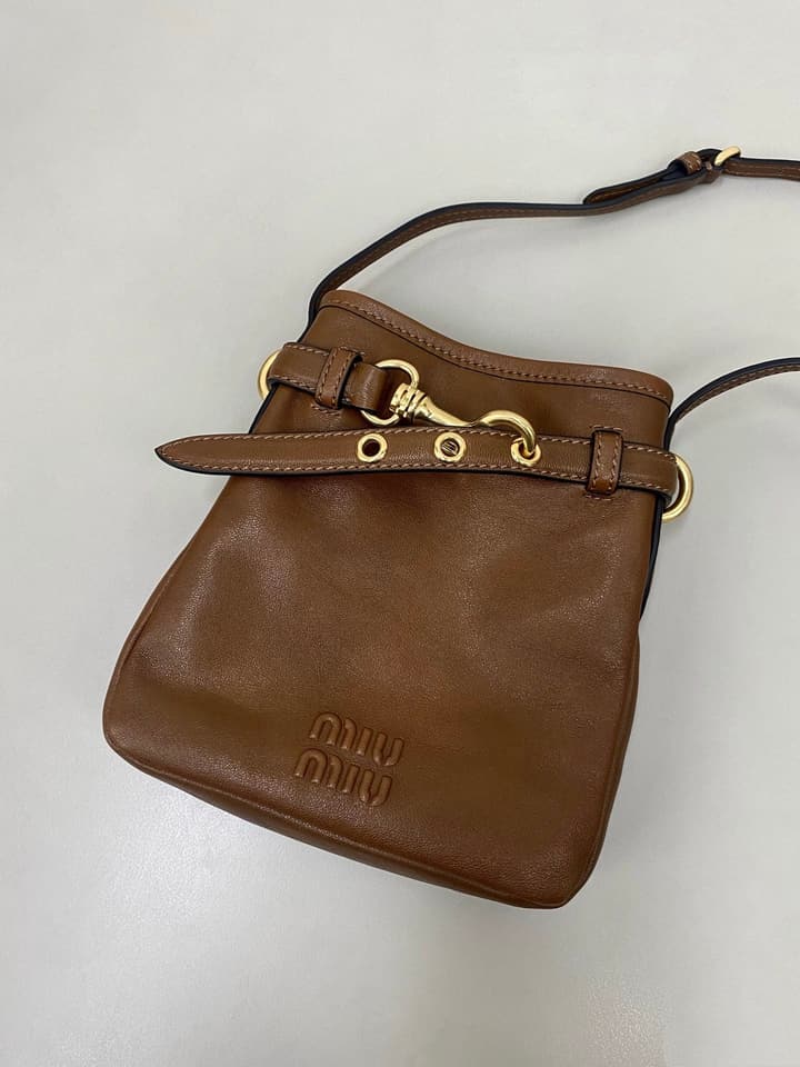 Miu Miu Mini Handbag in Caramel