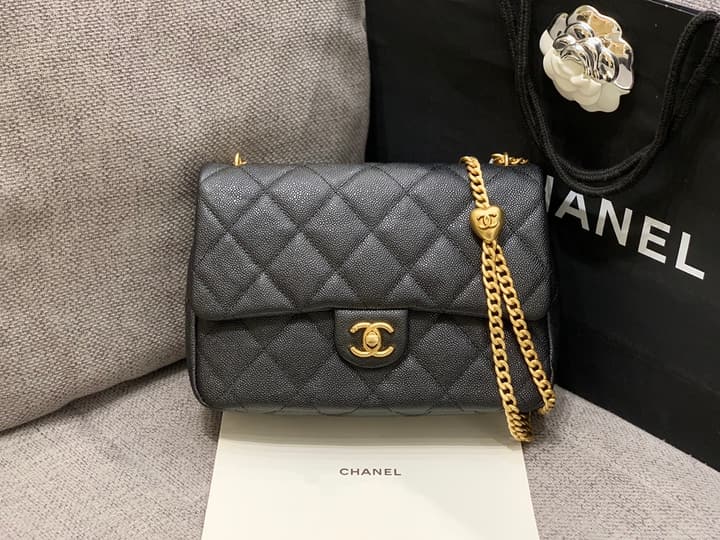 Chanel Heart Ball Caviar Shoulder Bag – 23P Collection