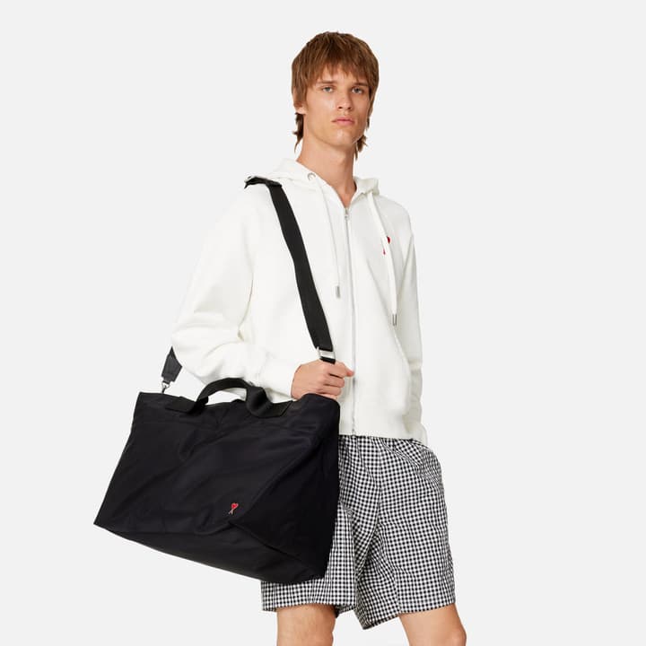 Ami Paris Ami de Coeur Boxy Fit Zip Sweatshirt – Autumn/Winter Collection in Classic Black