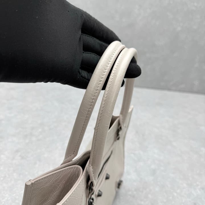 Balenciaga Le City Small Tote Bag – Almond in Almond