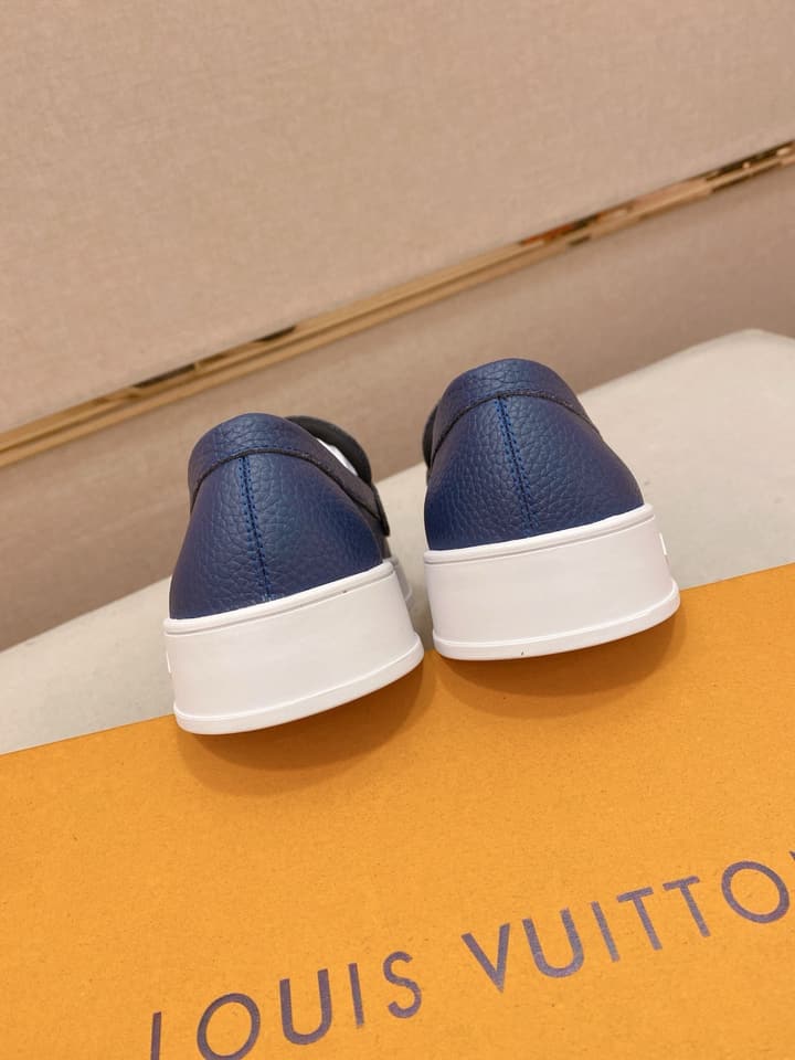 Louis Vuitton New Release Luxury Leather Loafers in Brown Loafer