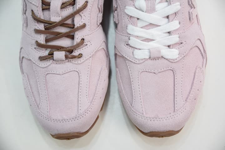 Miu Miu x New Balance 530 SL Distressed Sneakers in Beige