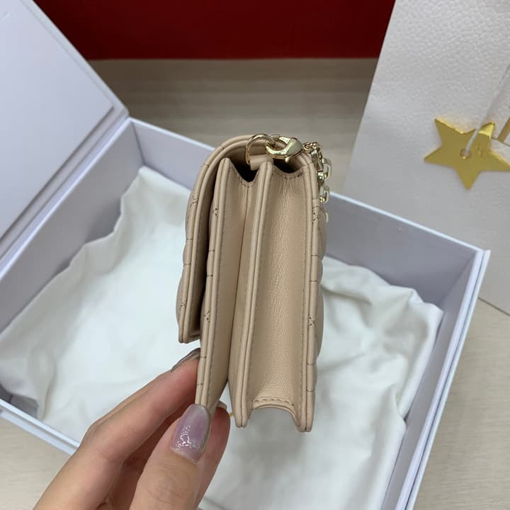 Dior Miss Mini Chain Handbag in Beige